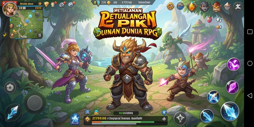 Gameplay RPG yang menakjubkan dan penuh tantangan.