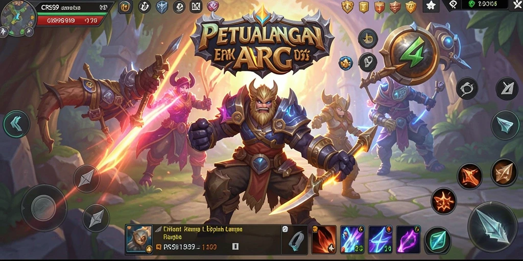 Screenshot gameplay <strong>CRS99</strong> menampilkan pertarungan epik yang mendebarkan.
