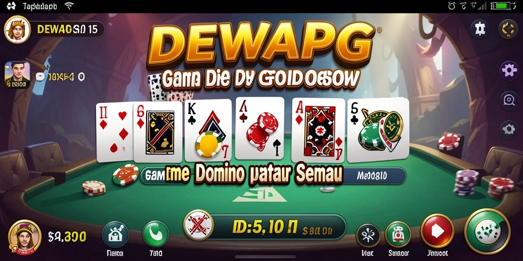 Tampilan gameplay Domino yang menegangkan dan menantang.