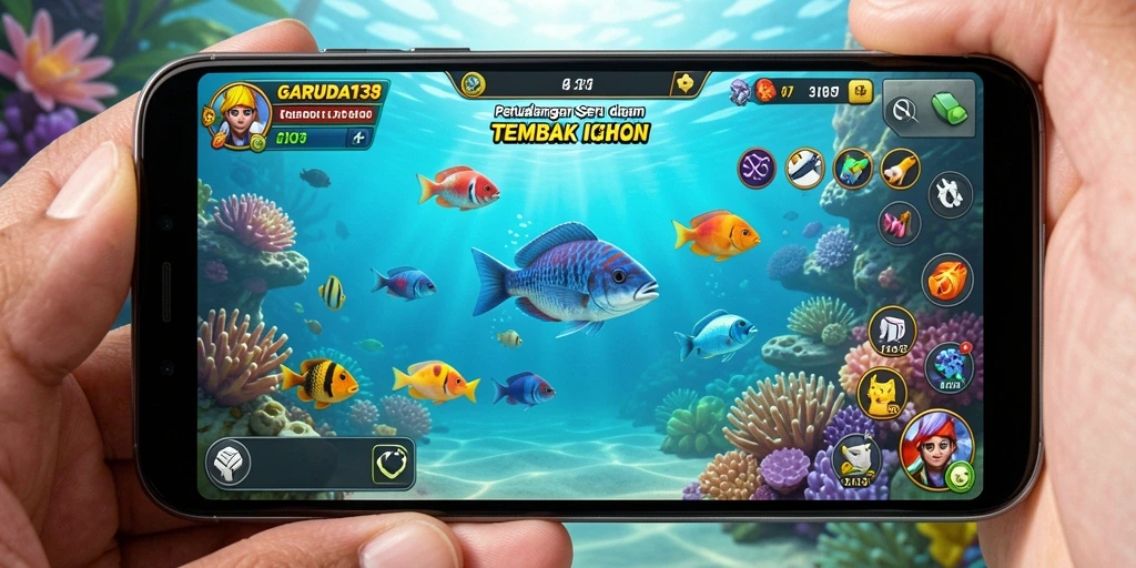 Screenshot gameplay GARUDA138 yang memukau dengan aksi tembak ikan.