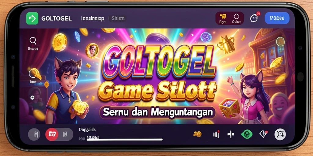 Tampilan menyeramkan dari mesin slot GOLTOGEL dengan grafik memukau.