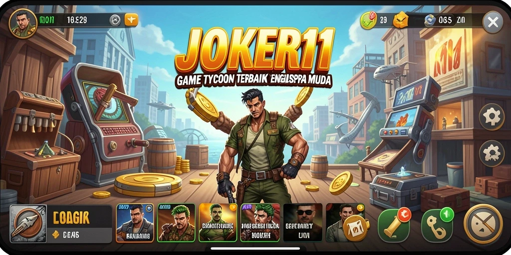 Tampilan gameplay JOKER11 yang menarik dan penuh aksi Tycoon.