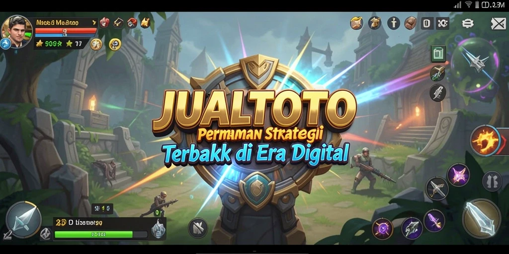 Tampilan gameplay menarik dari JUALTOTO yang memikat.