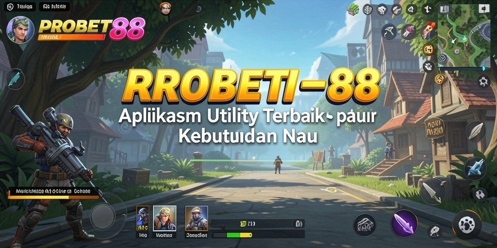 Tampilan tampilan utama PROBET88 dengan fitur-fitur Utility yang lengkap.