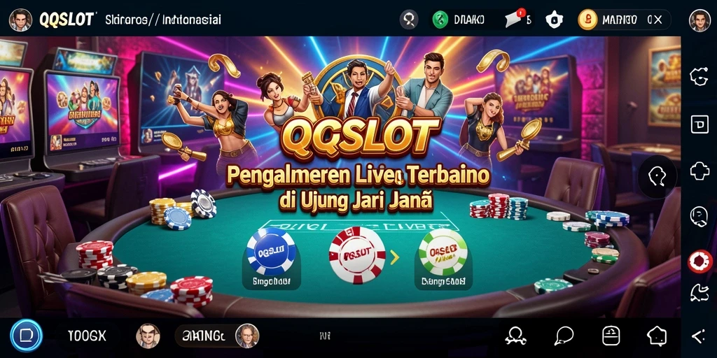 Gameplay menarik dan interaksi langsung dengan dealer di QQSLOT.